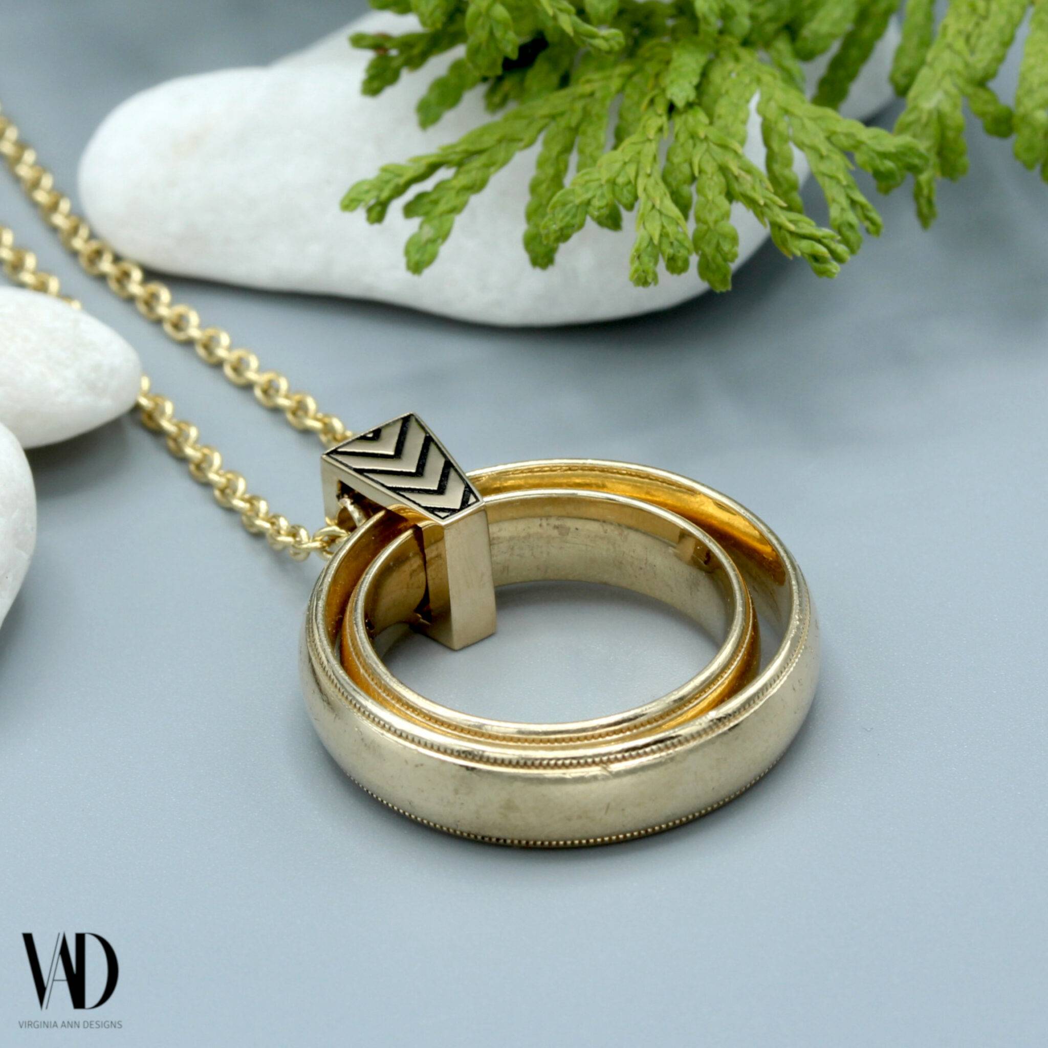 How to Repurpose Parents Wedding Rings VAD