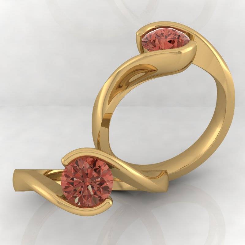 Dupes Luxury Stacking Rings Inlaid Scarlet Zircon Dainty - Temu