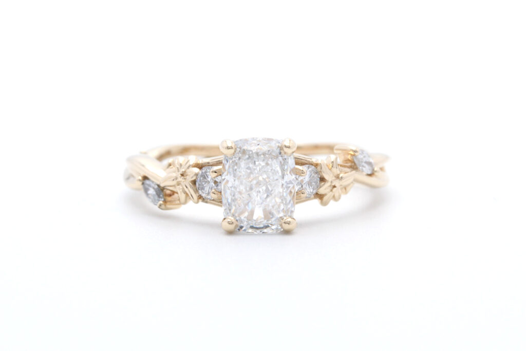 St Joseph Lily Engagement Ring