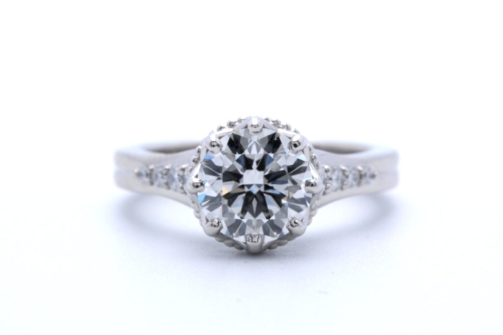 Auspice of Mary Engagement Ring